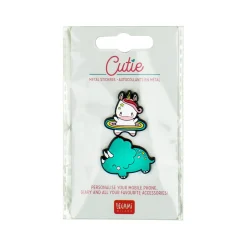 Legami Zum Verpacken Von Geschenken|Mehr Schreibwaren*Set mit 2 Metallklammern - Cutie