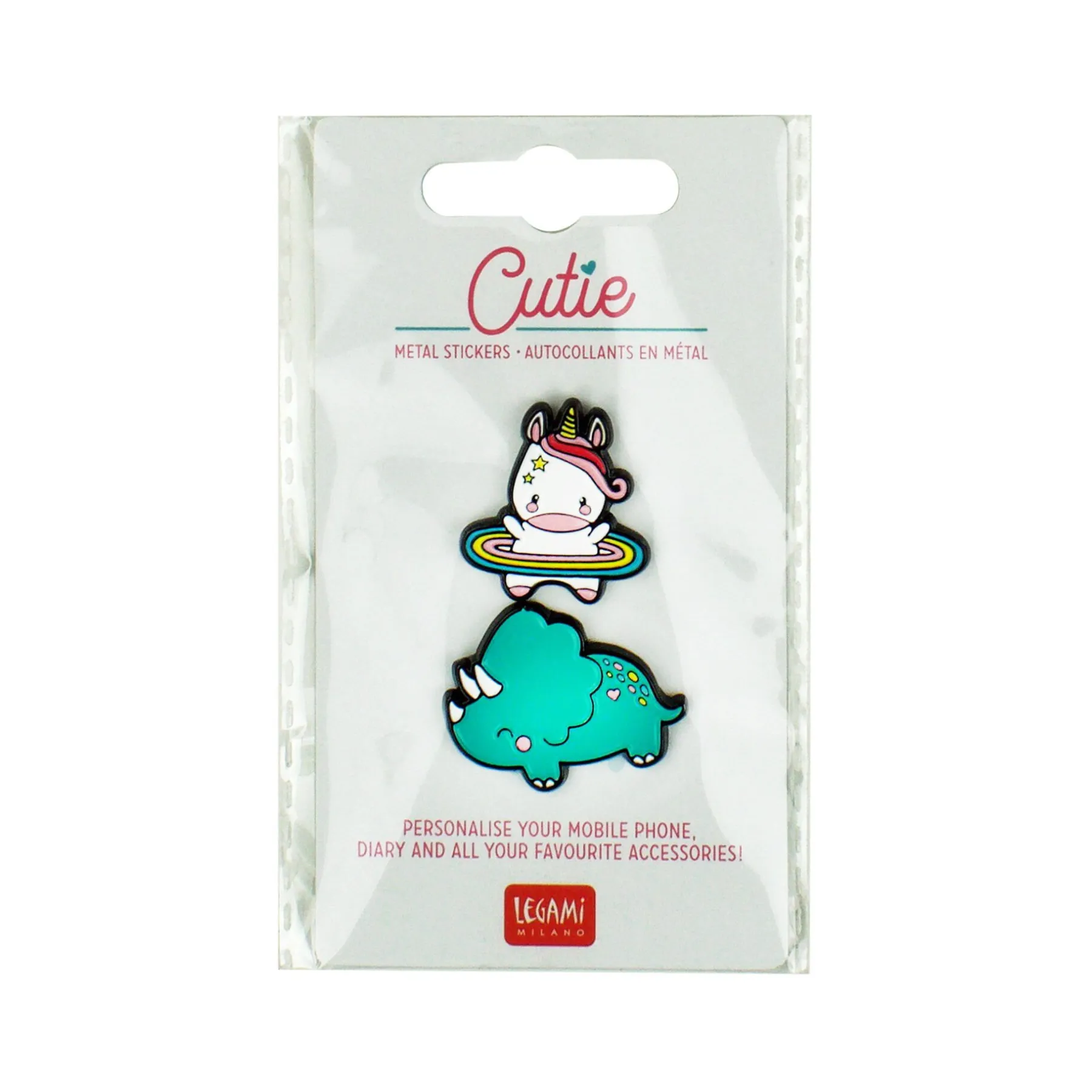 Legami Zum Verpacken Von Geschenken|Mehr Schreibwaren*Set mit 2 Metallklammern - Cutie