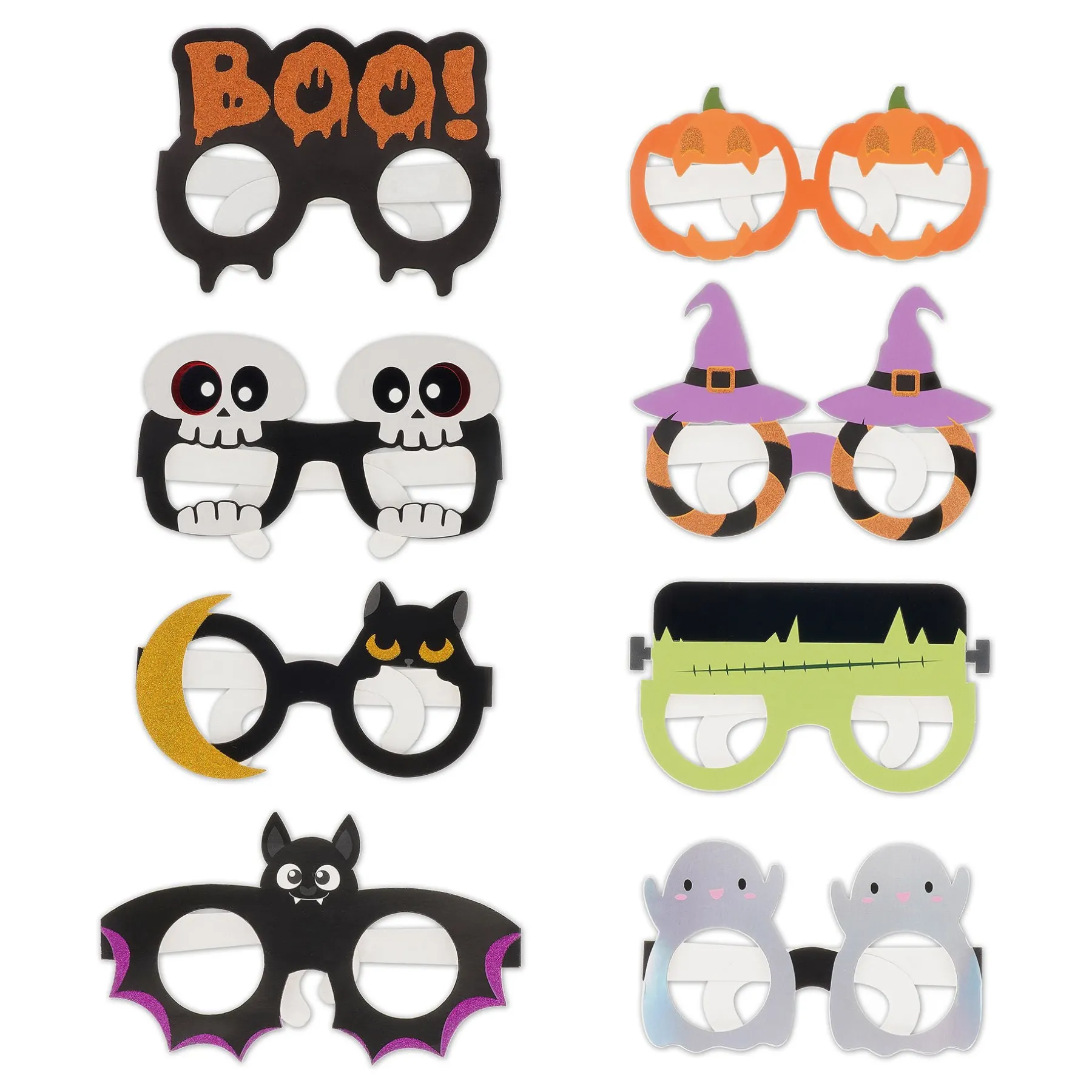 Legami Party-Accessoires*Set mit 8 Papierbrillen