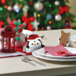 Legami Party-Accessoires*Set mit 12 weihnachtlichen Tischkärtchen