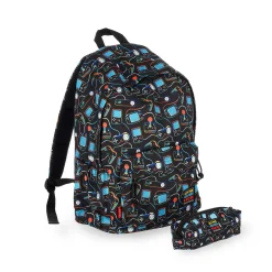 Legami Rucksäcke|Federmäppchen*Set Rucksack und Etui Game Lover