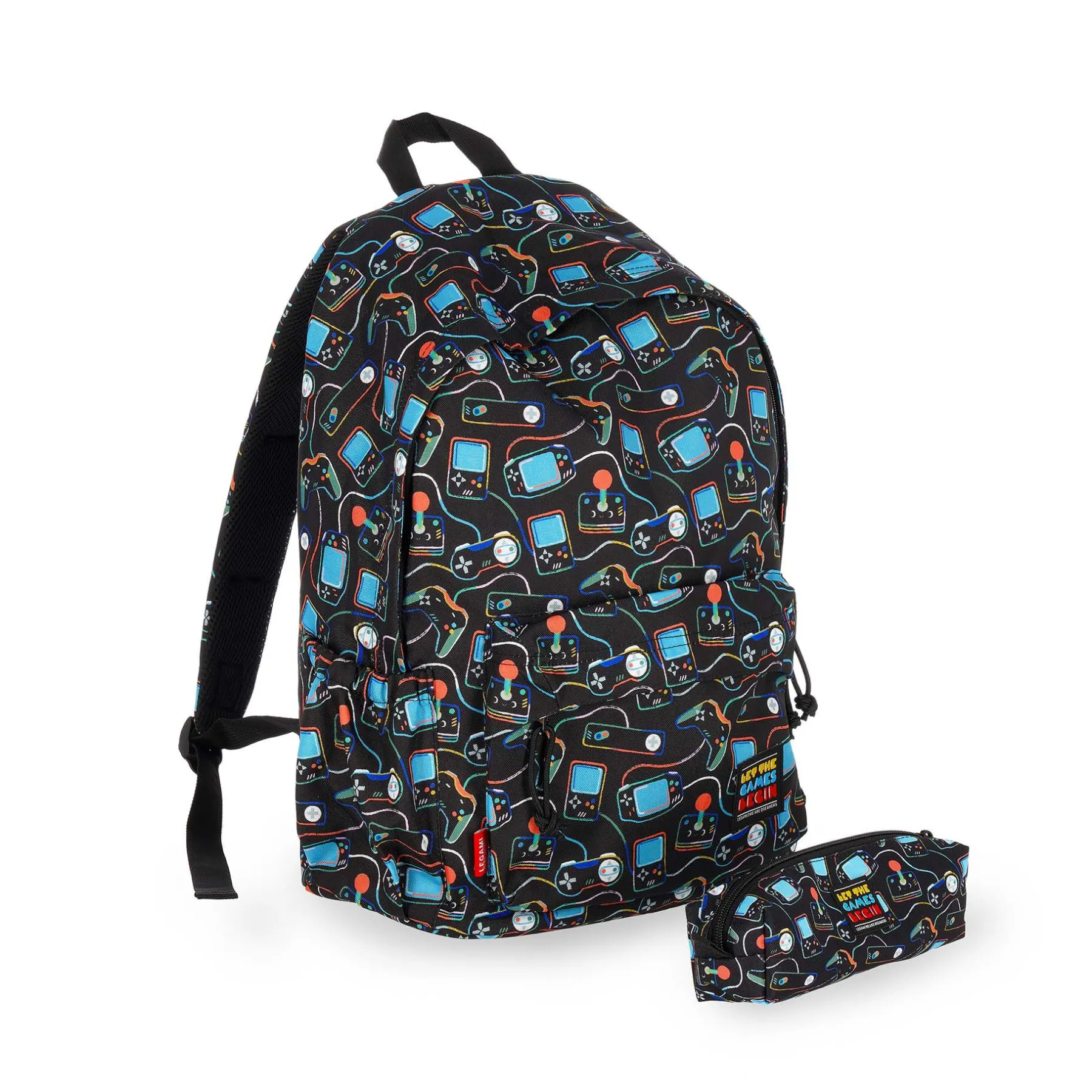 Legami Rucksäcke|Federmäppchen*Set Rucksack und Etui Game Lover
