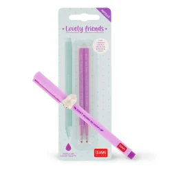 Legami Gelstifte Nachfüllminen Lovely Friends|Kugelschreiber Und Gelstifte*Set Stift Lovely Bunny mit Violett Ersatzmine