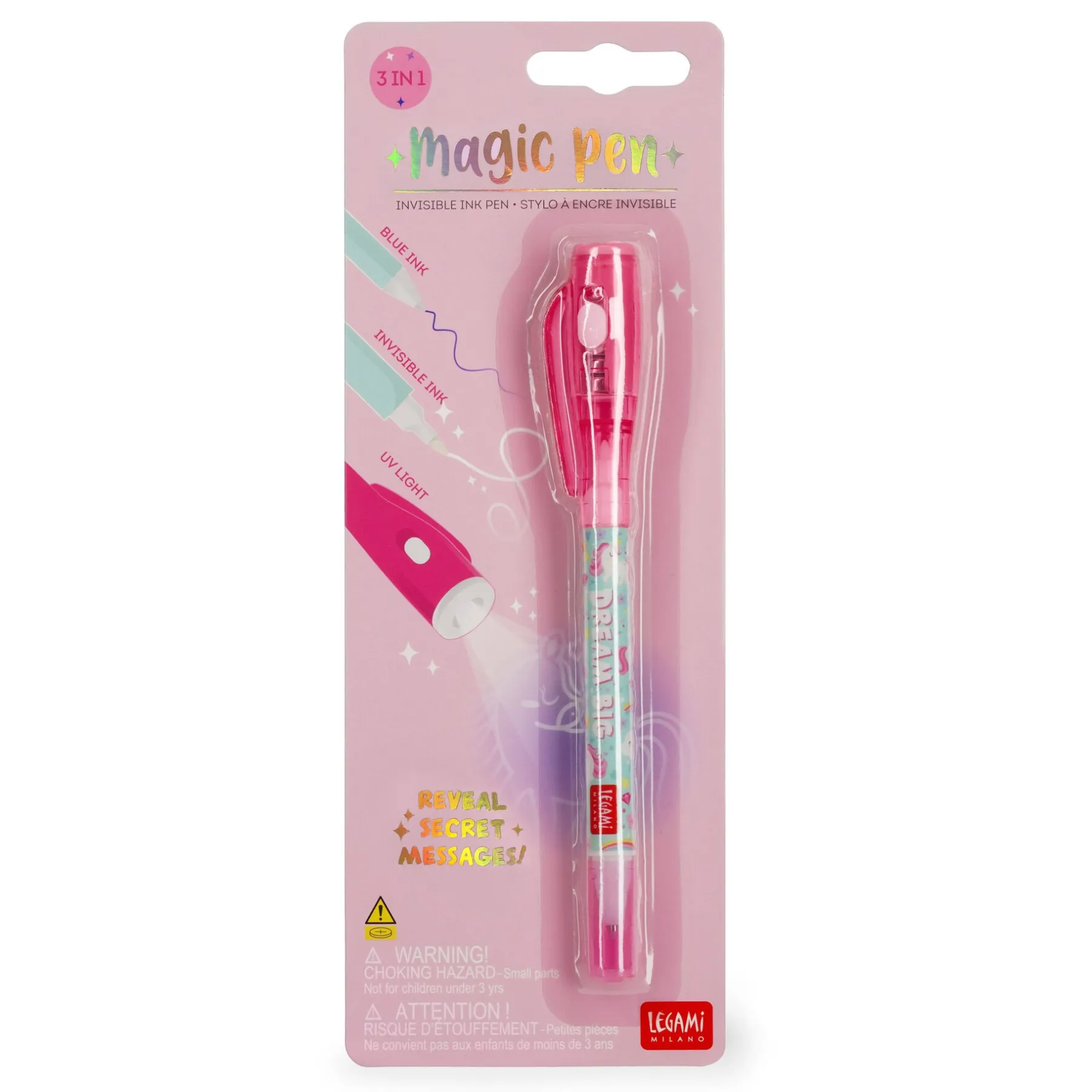 Legami Kugelschreiber Und Gelstifte*Stift mit Unsichtbarer Tinte - Magic Pen