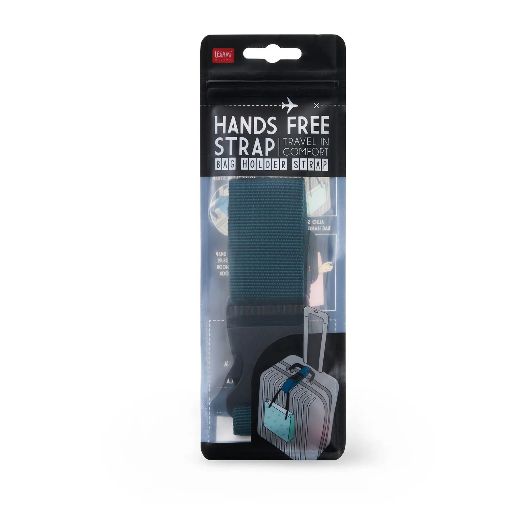 Legami Reise-Accessoires*Taschengurt für Koffer - Hands Free Strap