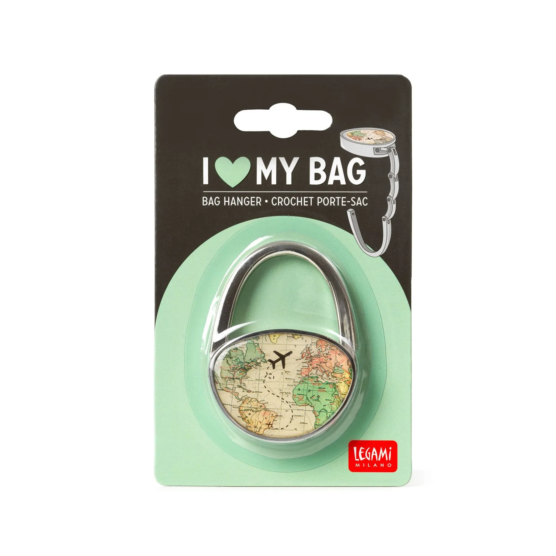 Legami Taschen*Taschenhaken - I Love My Bag