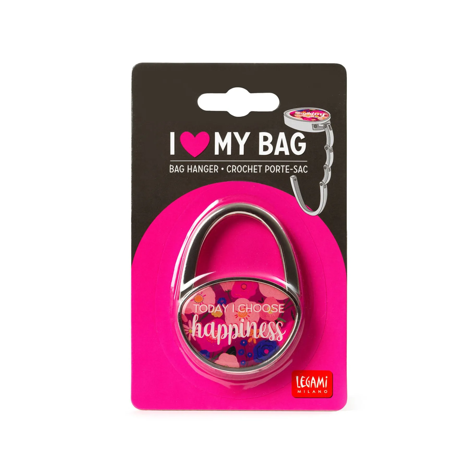 Legami Taschen*Taschenhaken - I Love My Bag