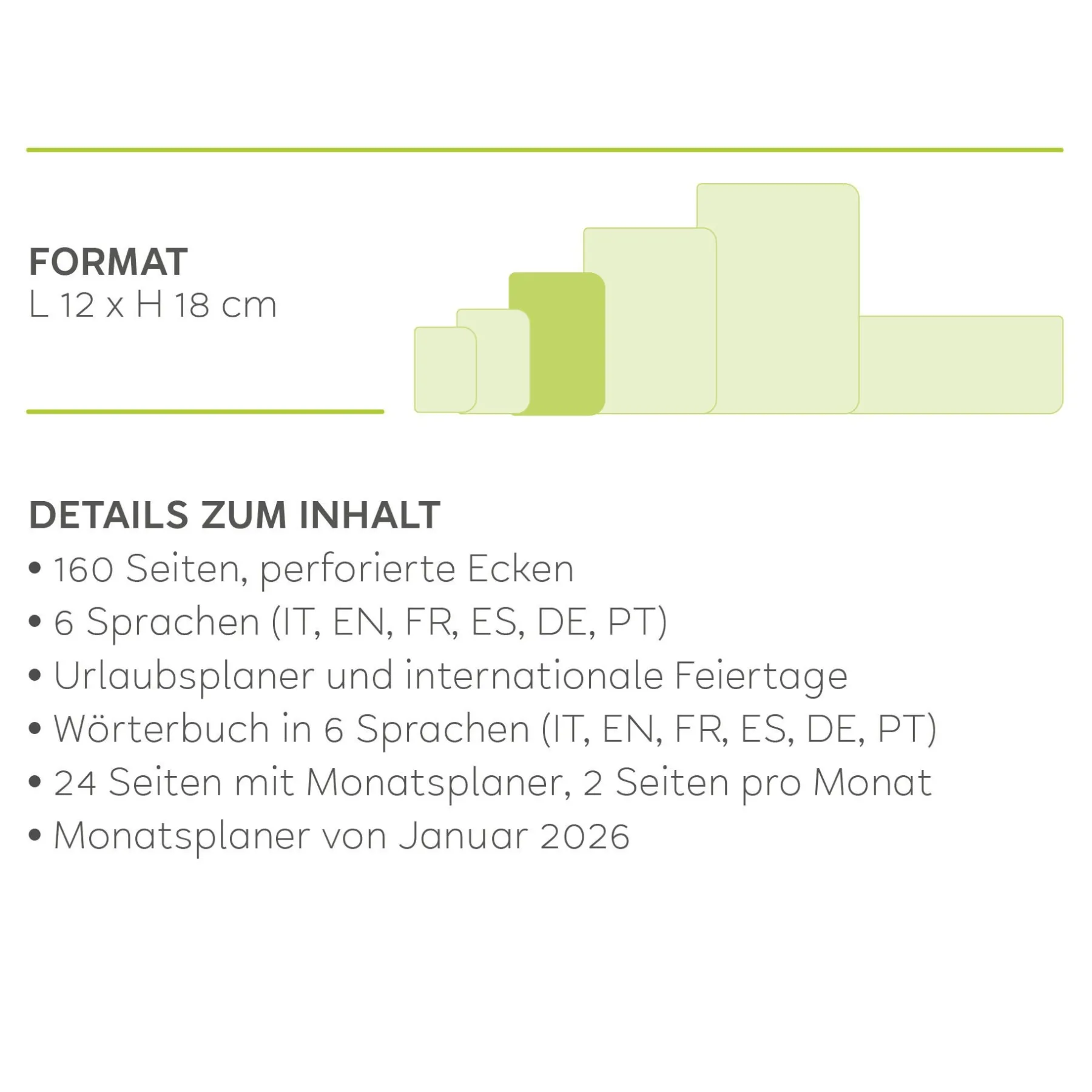 Legami Wochenplaner Für 12 Monate*Terminplaner für 12 Monate - Wochenübersicht - Medium - 2025