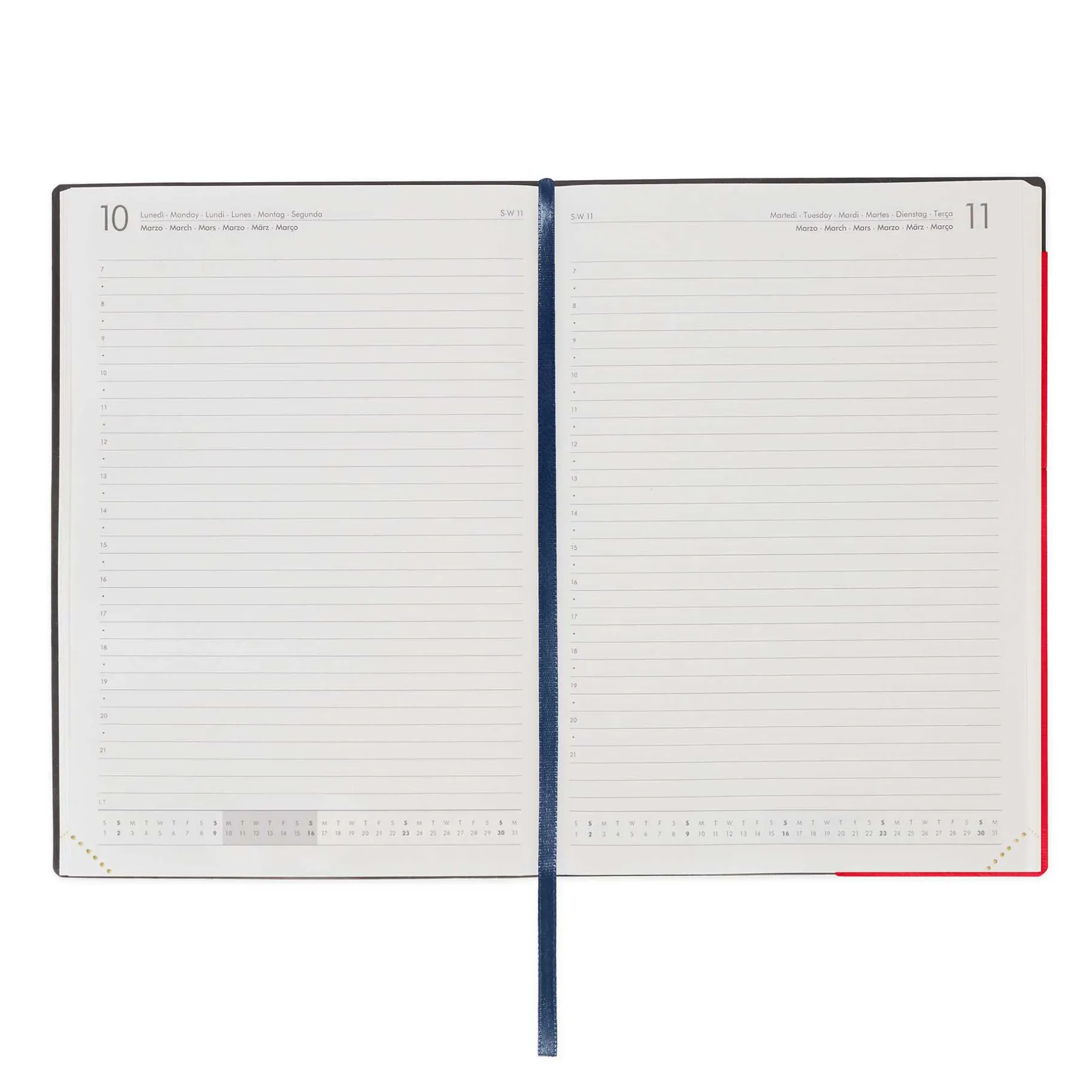 Legami Tagesplaner Für 12 Monate*Terminplaner für 12 Monate - 1 Tag pro Seite - Large - 2025