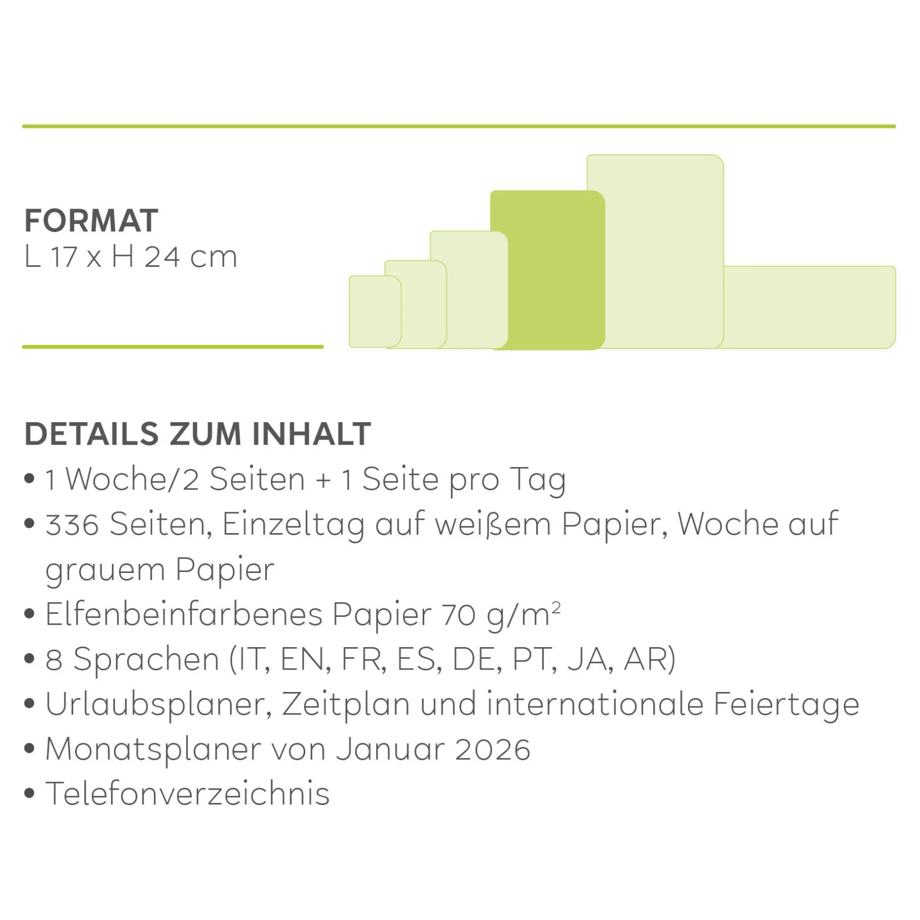 Legami Wochenplaner Für 12 Monate|Tagesplaner Für 12 Monate*Terminplaner für 12 Monate - Wochen- und Tagesübersicht - Large - 2025