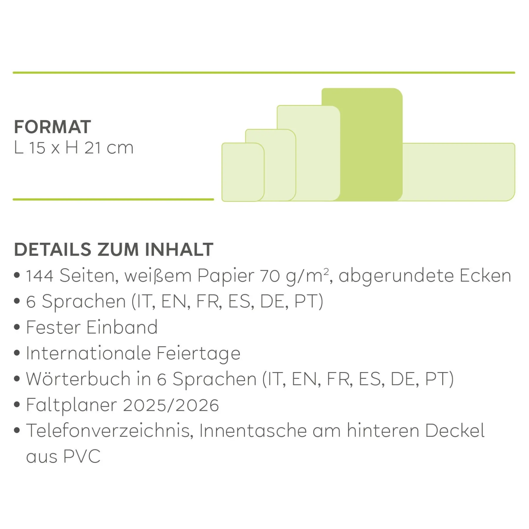 Legami Wochenplaner Für 12 Monate*Terminplaner für 12 Monate - Wochenübersicht - Large - Spiralbindung - 2025
