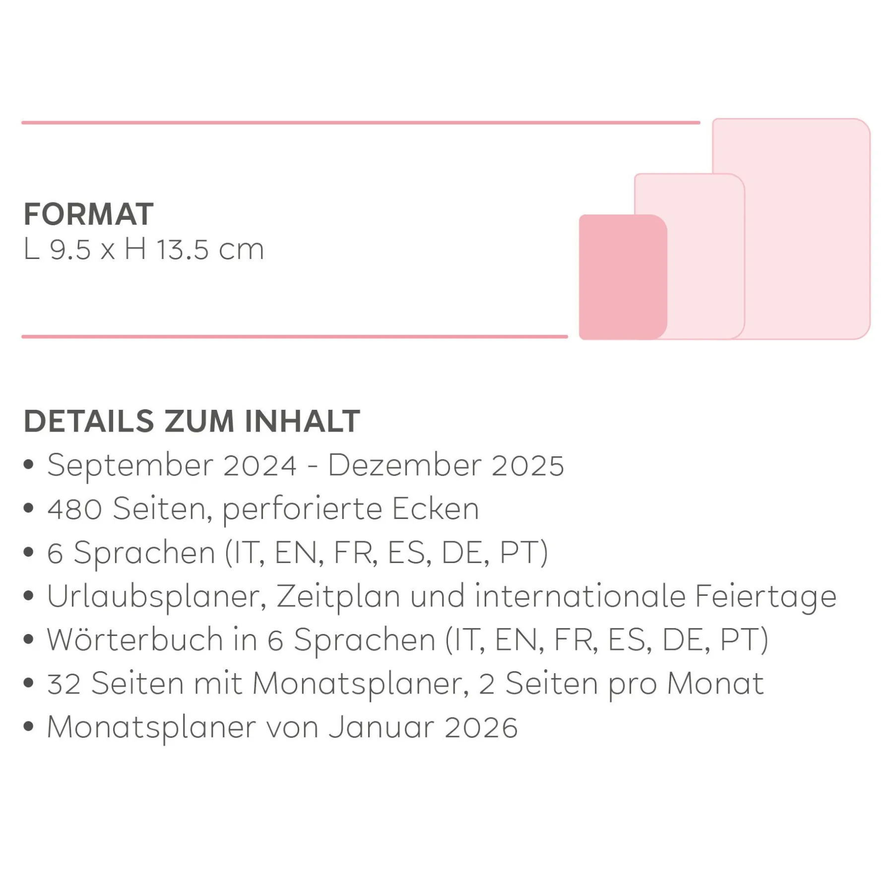 Legami Tagesplaner Für 16 Monate*Terminplaner für 16 Monate - 1 Tag pro Seite - Small - 2024/2025