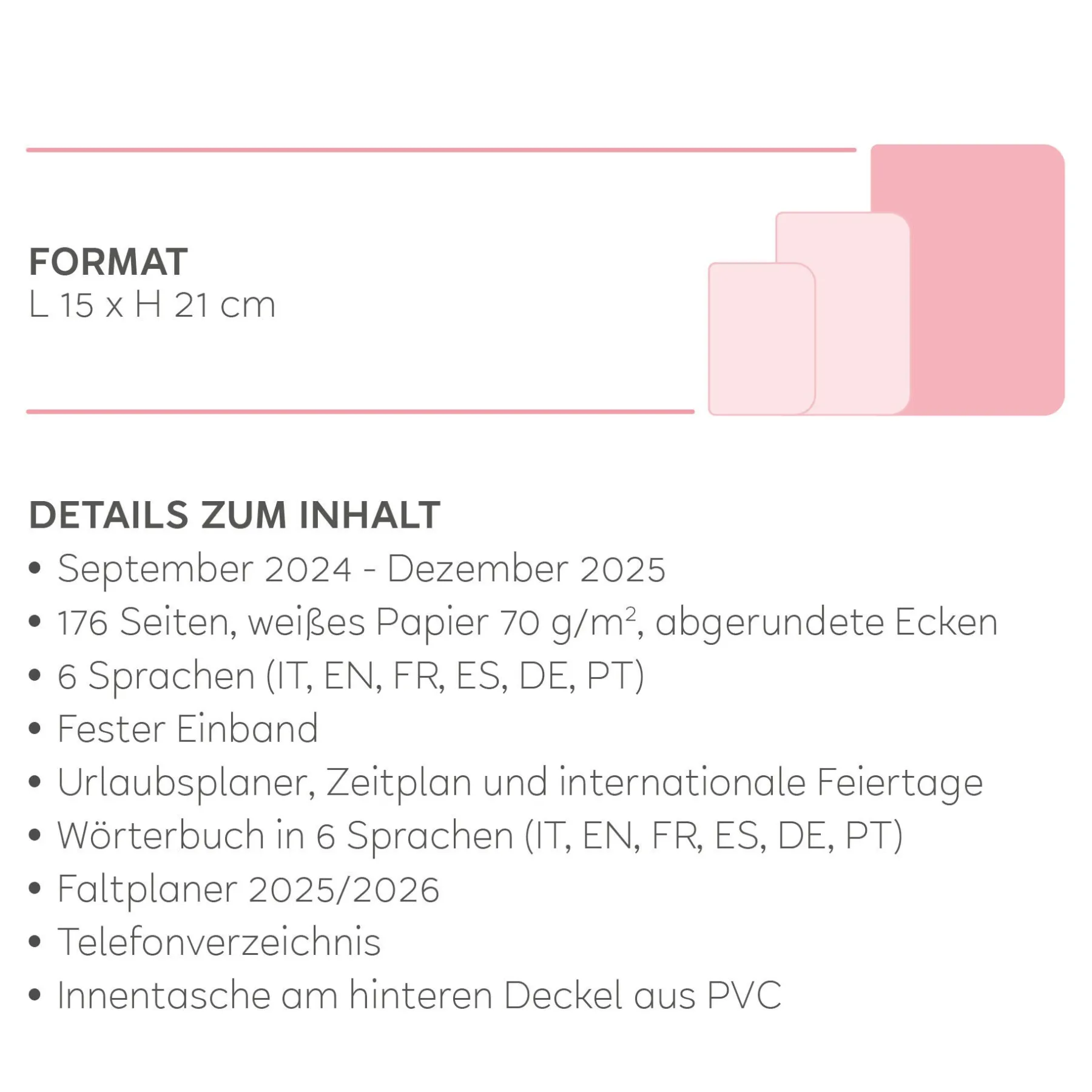 Legami Wochenplaner Für 16 Monate*Terminplaner für 16 Monate - Wochenübersicht - Large - Spiralbindung 2024/2025