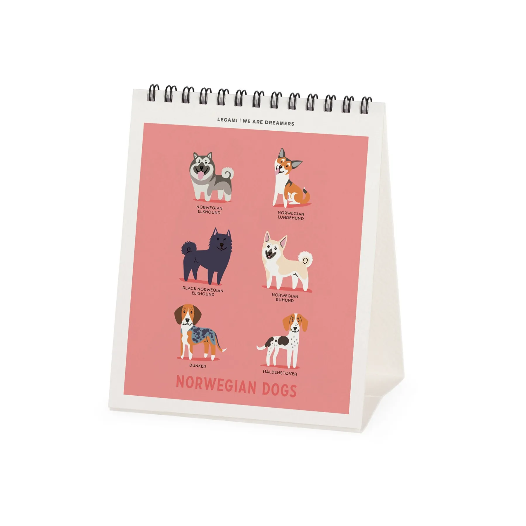 Legami Tischkalender*Tischkalender 2025 - 12 x 14,5 cm
