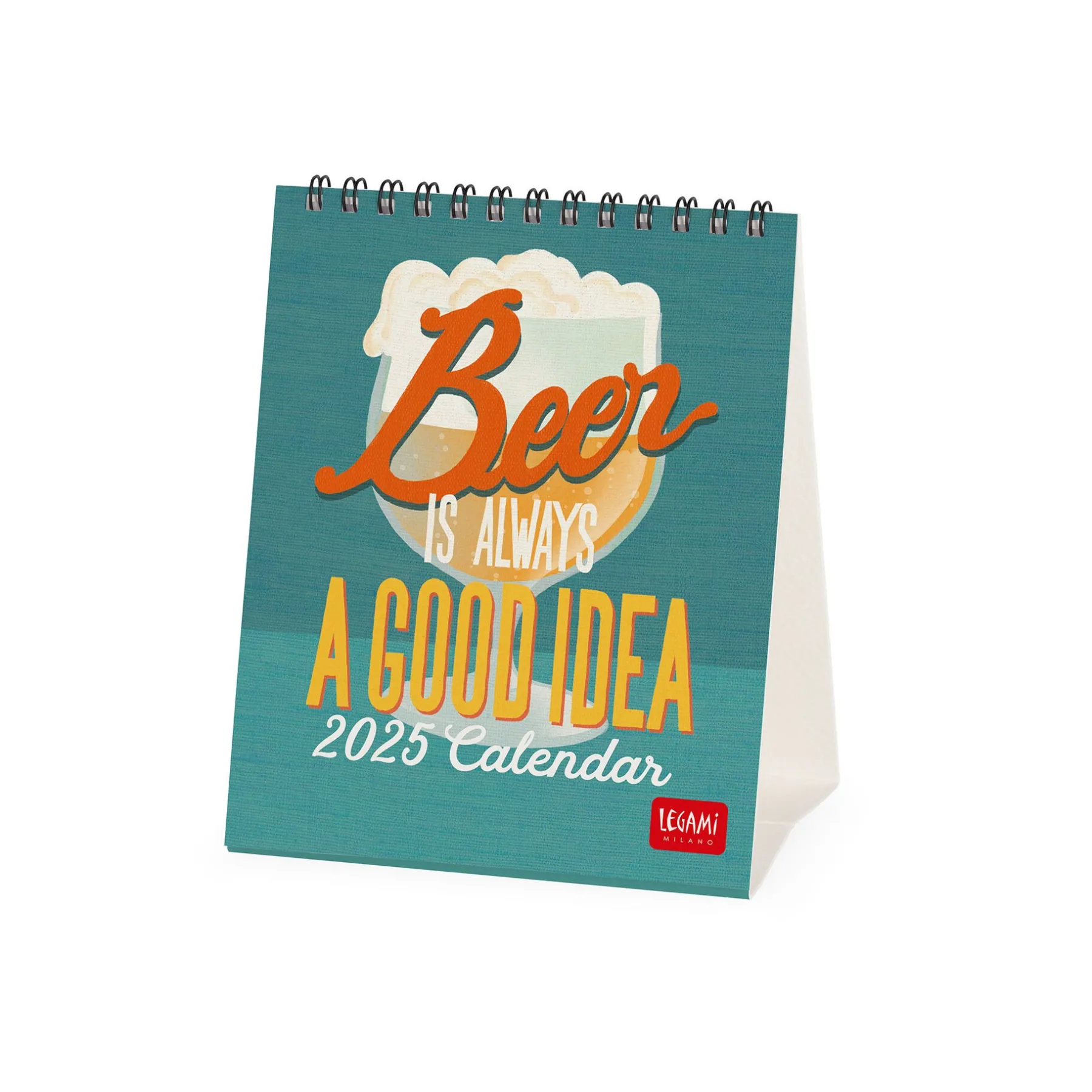 Legami Tischkalender*Tischkalender 2025 - 12 x 14,5 cm