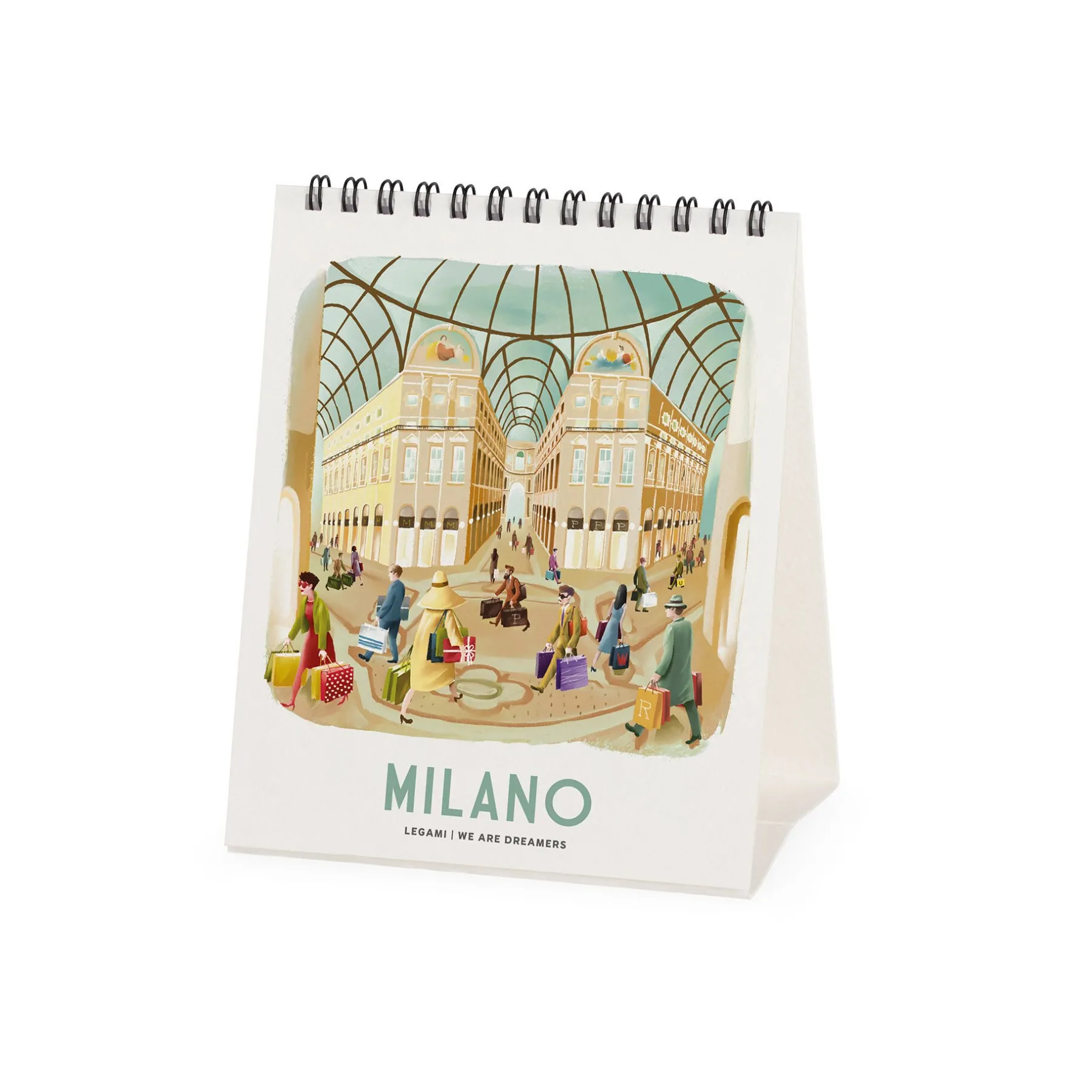 Legami Tischkalender*Tischkalender 2025 - 12 x 14,5 cm