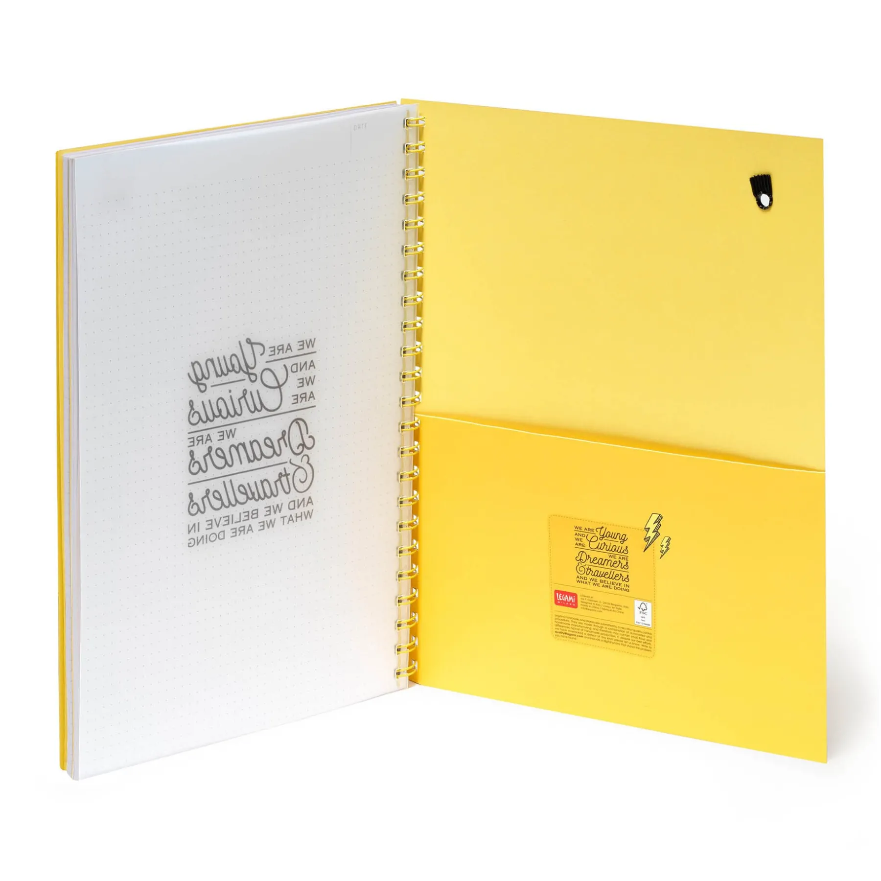 Legami 3-In-1-Hefte*Trio - 3-in-1-Notizbuch mit Spiralbindung - Maxi - A4-Format