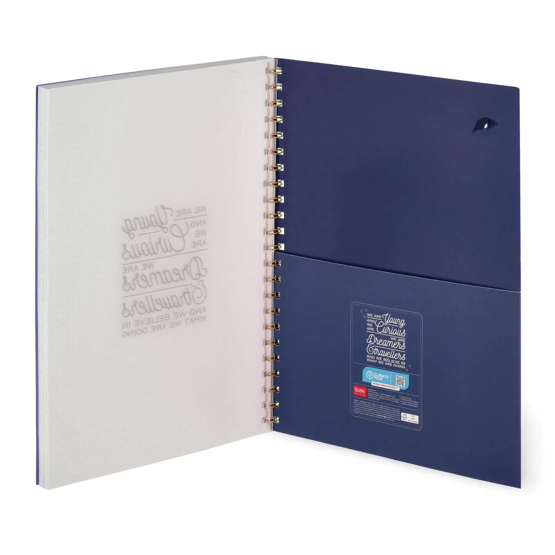Legami 3-In-1-Hefte*Trio - 3-in-1-Notizbuch mit Spiralbindung - Maxi - A4-Format