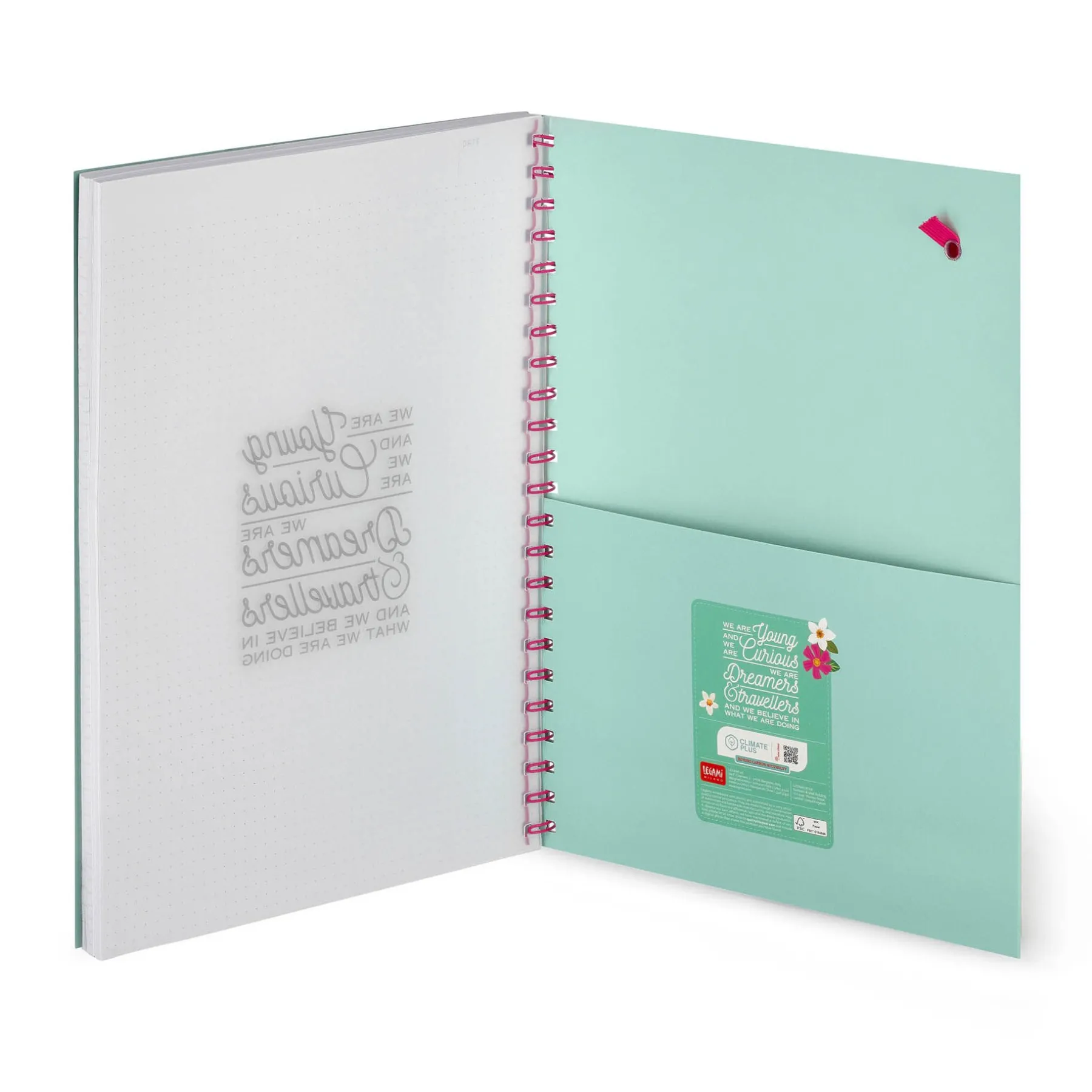 Legami 3-In-1-Hefte*Trio - 3-in-1-Notizbuch mit Spiralbindung - Maxi - A4-Format