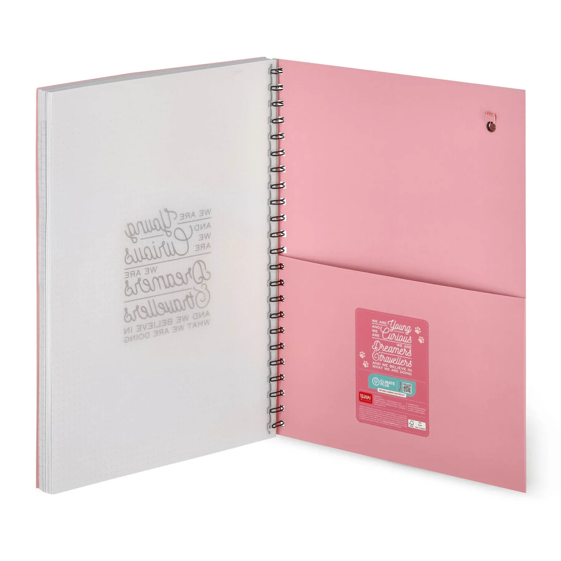 Legami 3-In-1-Hefte*Trio - 3-in-1-Notizbuch mit Spiralbindung - Maxi - A4-Format