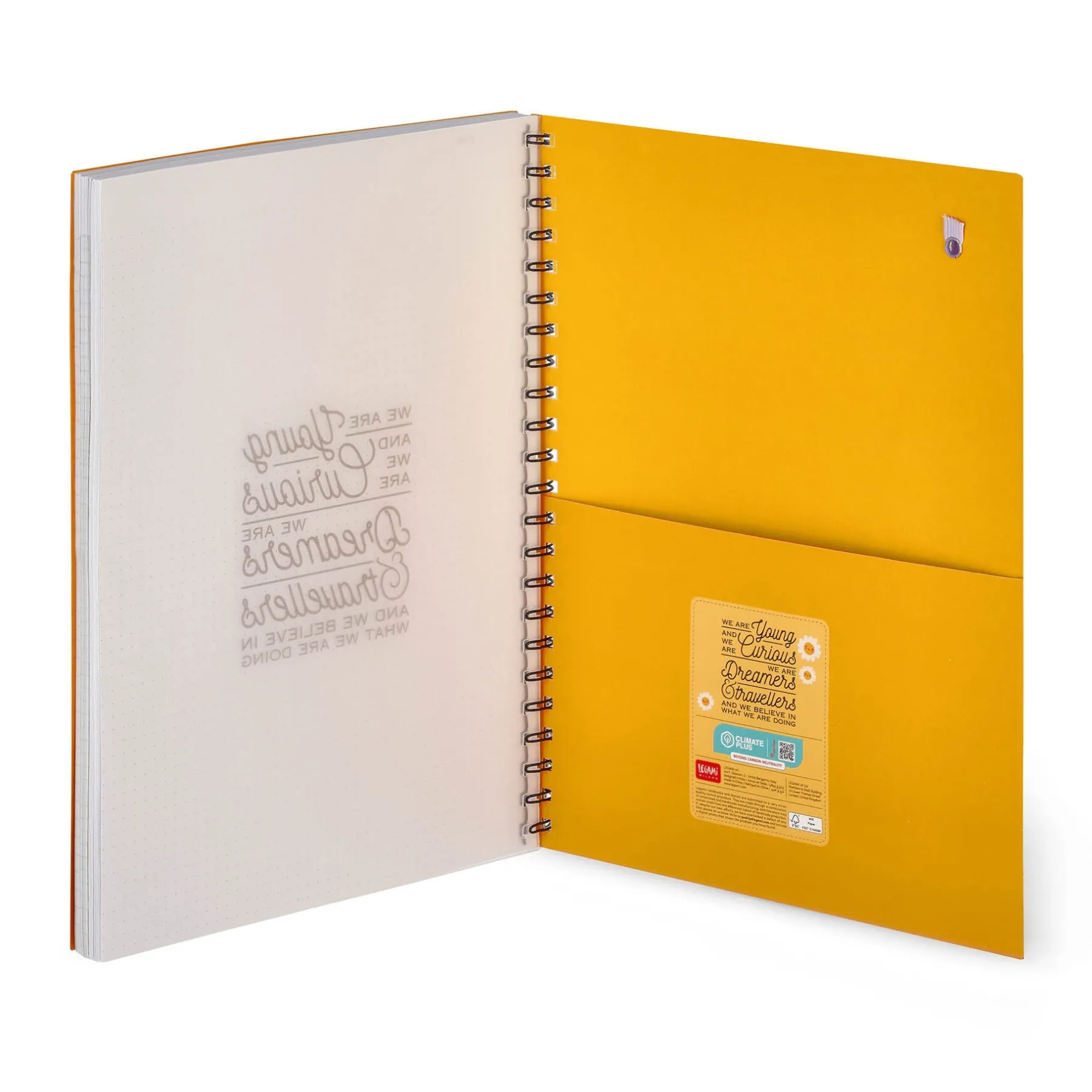 Legami 3-In-1-Hefte*Trio - 3-in-1-Notizbuch mit Spiralbindung - Maxi - A4-Format