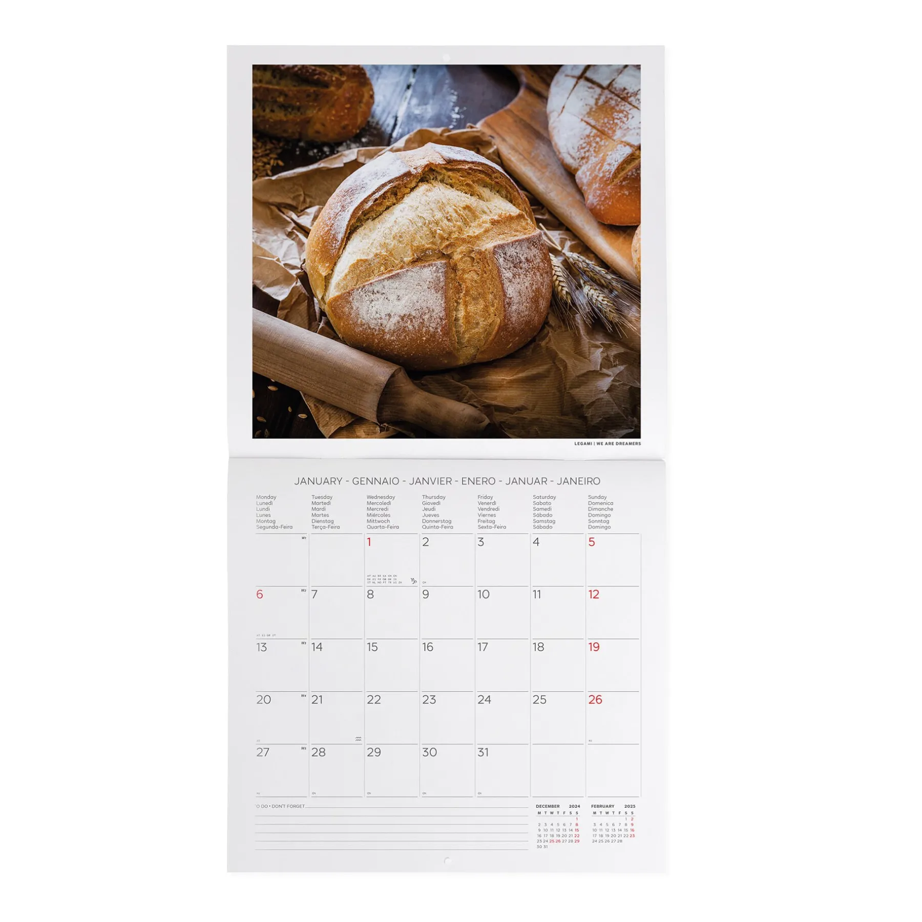 Legami Wandkalender*Wandkalender 2025 - 30 x 29 cm