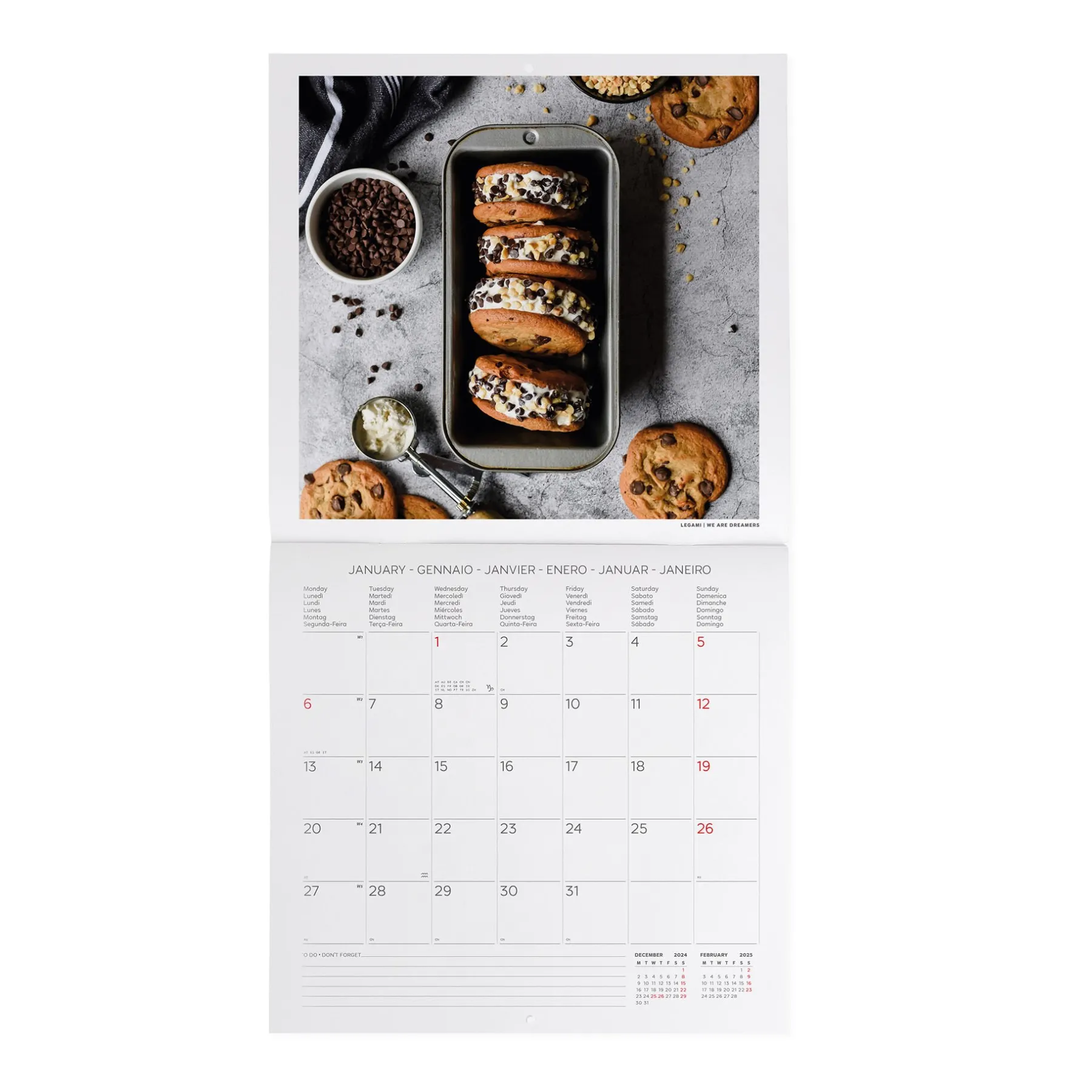 Legami Wandkalender*Wandkalender 2025 - 30 x 29 cm
