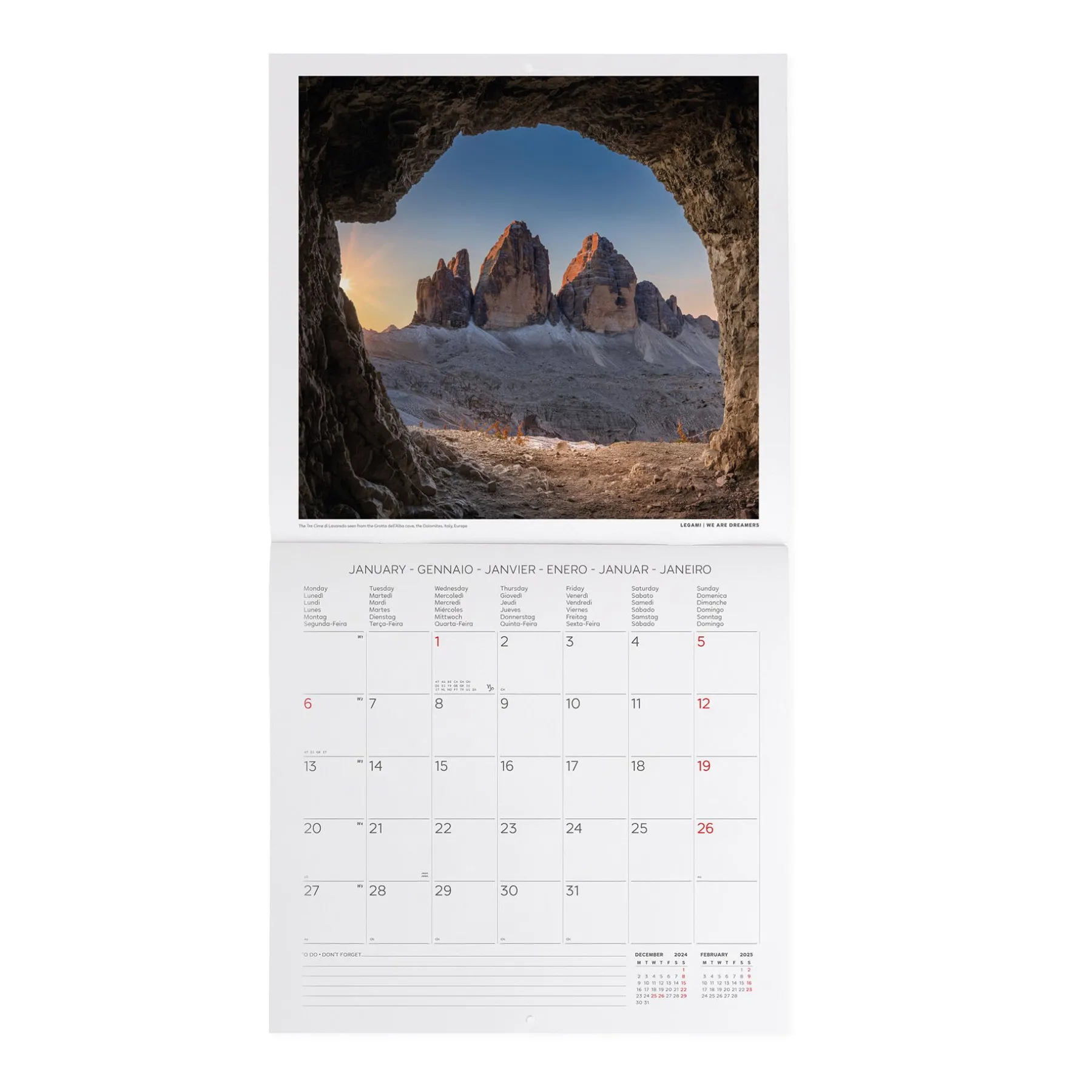 Legami Wandkalender*Wandkalender 2025 - 30 x 29 cm
