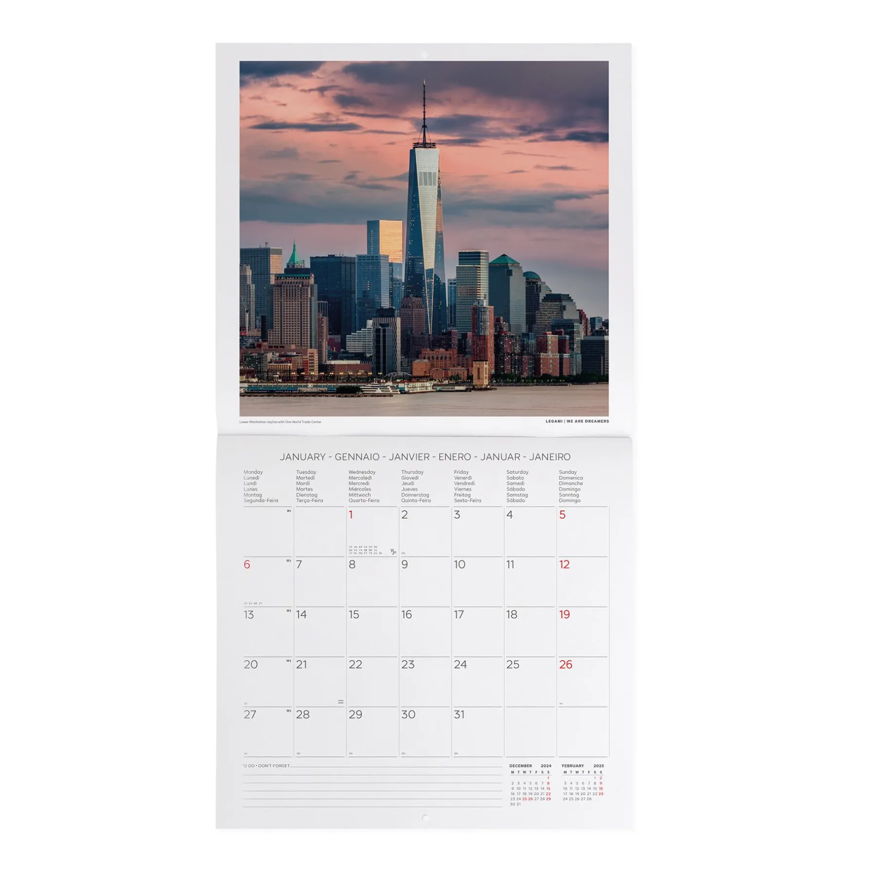 Legami Wandkalender*Wandkalender 2025 - 30 x 29 cm