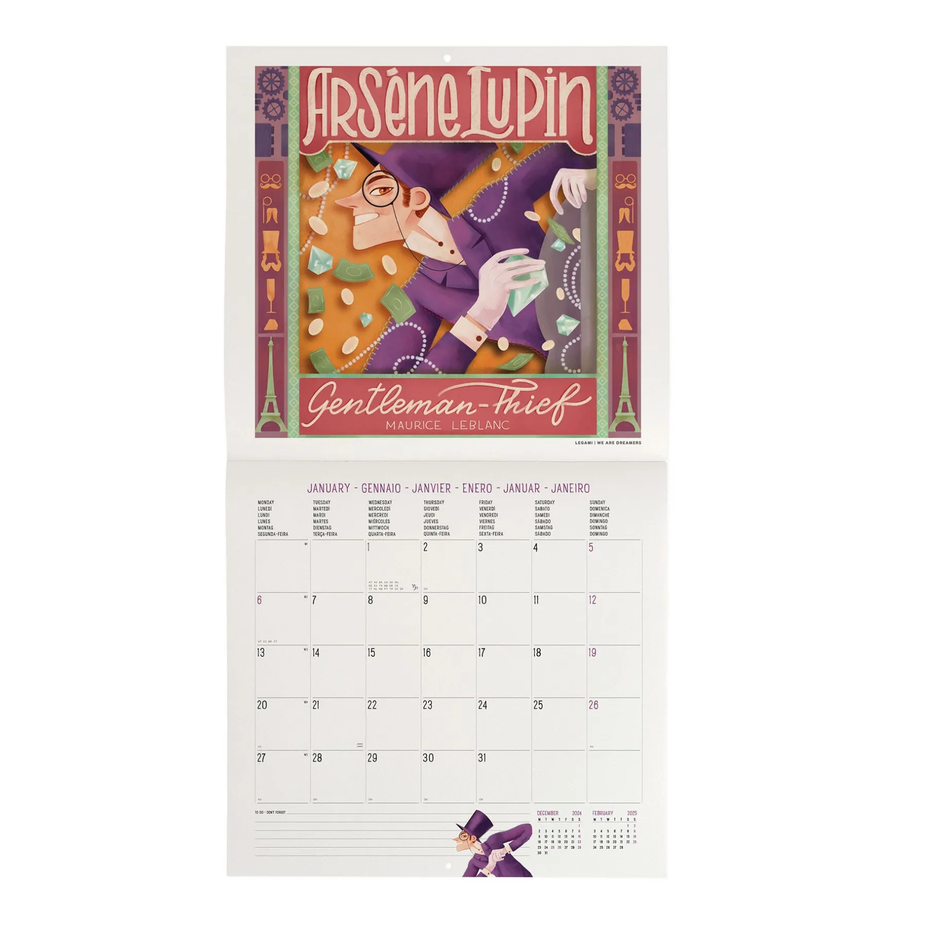 Legami Wandkalender*Wandkalender 2025 - 30 x 29 cm