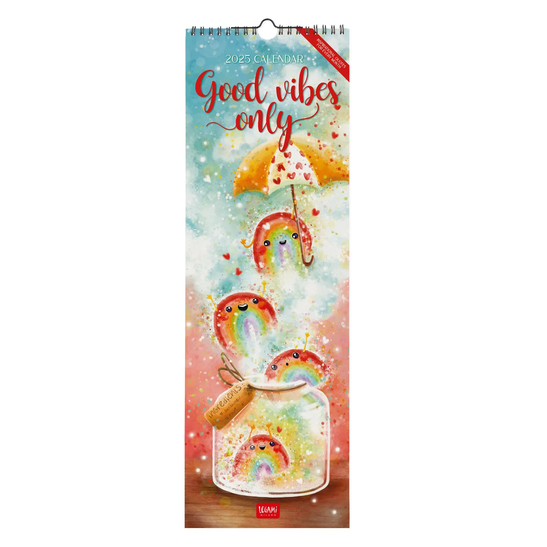 Legami Wandkalender*Wandkalender 2025 - 16 x 49 cm