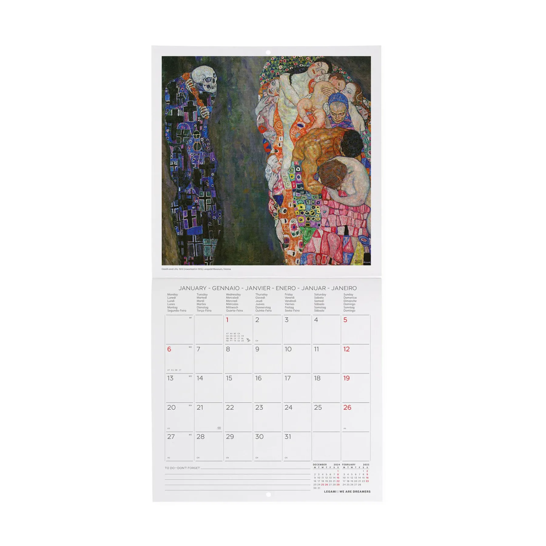 Legami Wandkalender*Wandkalender 2025 - 18 x 18 cm