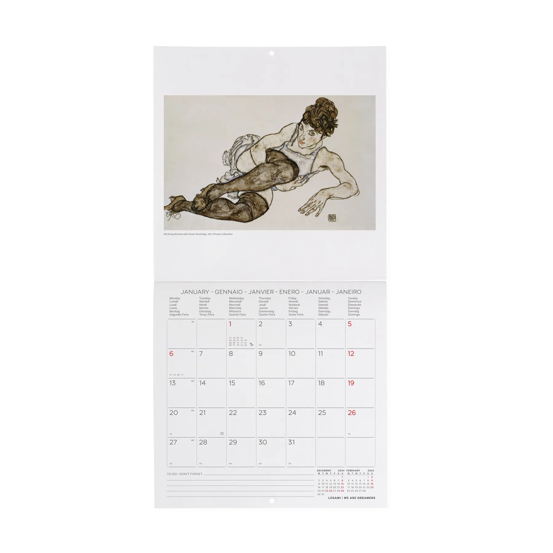 Legami Wandkalender*Wandkalender 2025 - 18 x 18 cm