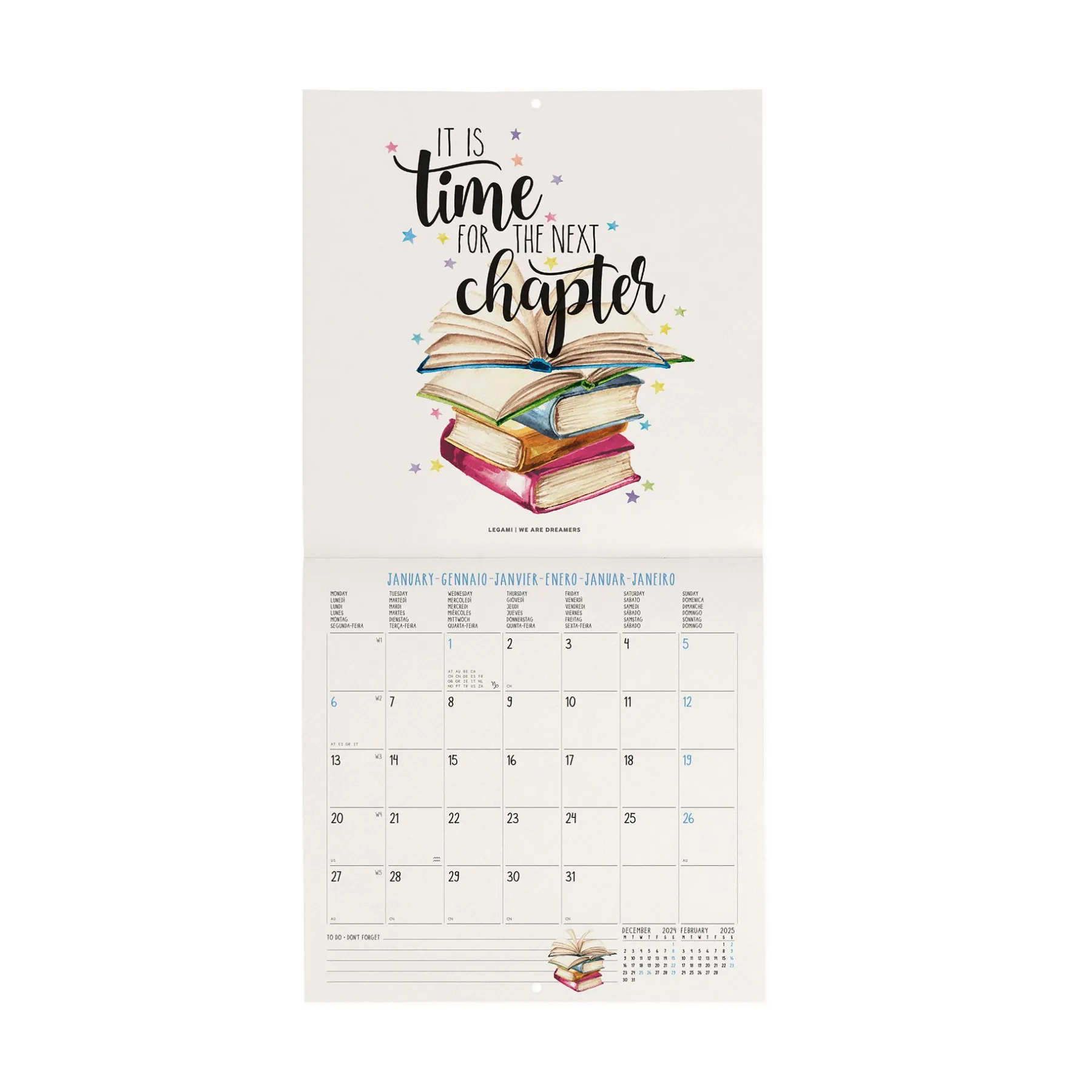 Legami Wandkalender*Wandkalender 2025 - 18 x 18 cm