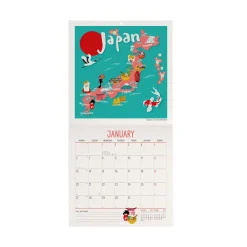Legami Wandkalender*Wandkalender 2025 - 18 x 18 cm