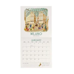 Legami Wandkalender*Wandkalender 2025 - 18 x 18 cm
