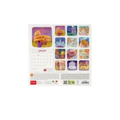 Legami Wandkalender*Wandkalender 2025 - 18 x 18 cm