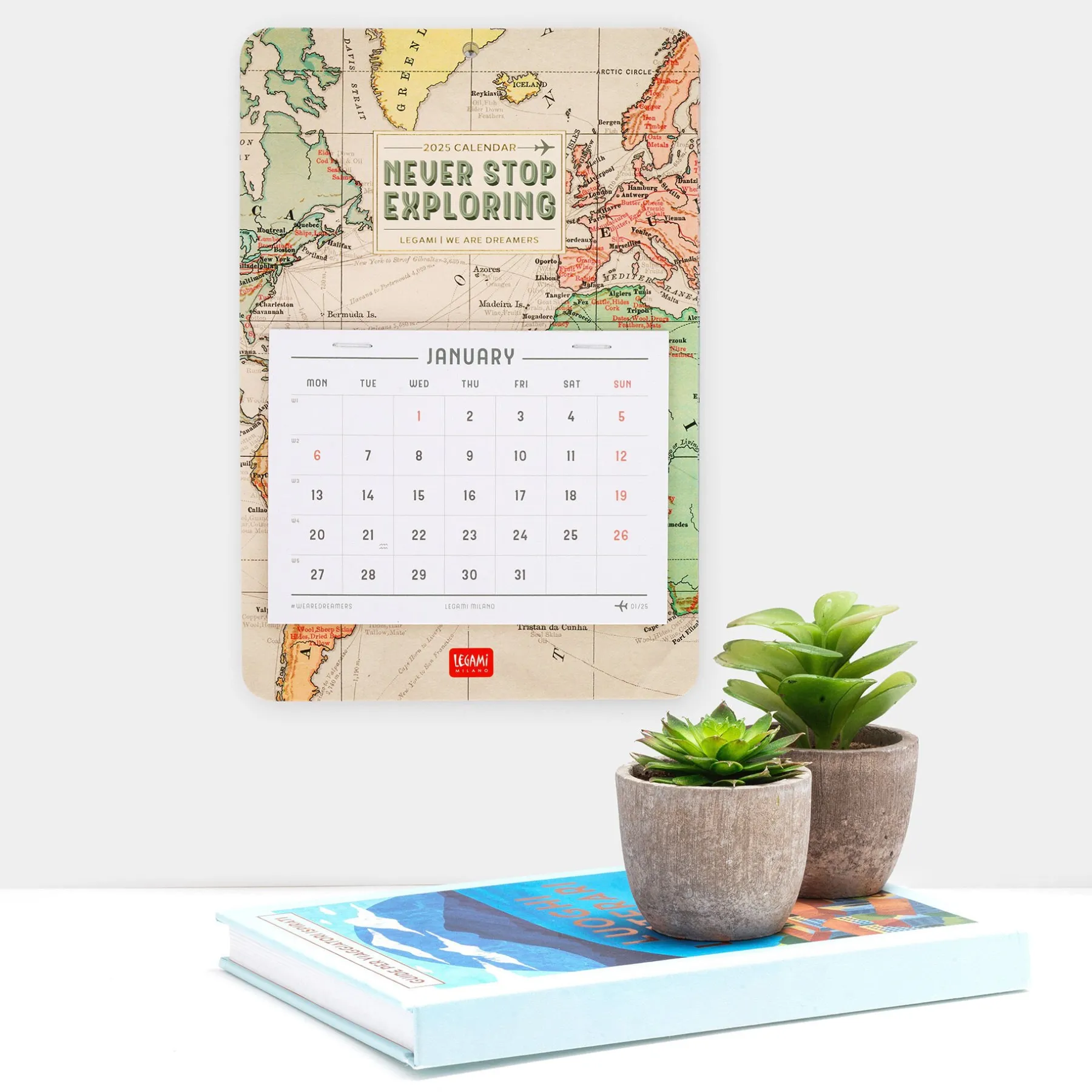 Legami Wandkalender*Wandkalender mit 13 Monaten - 2025