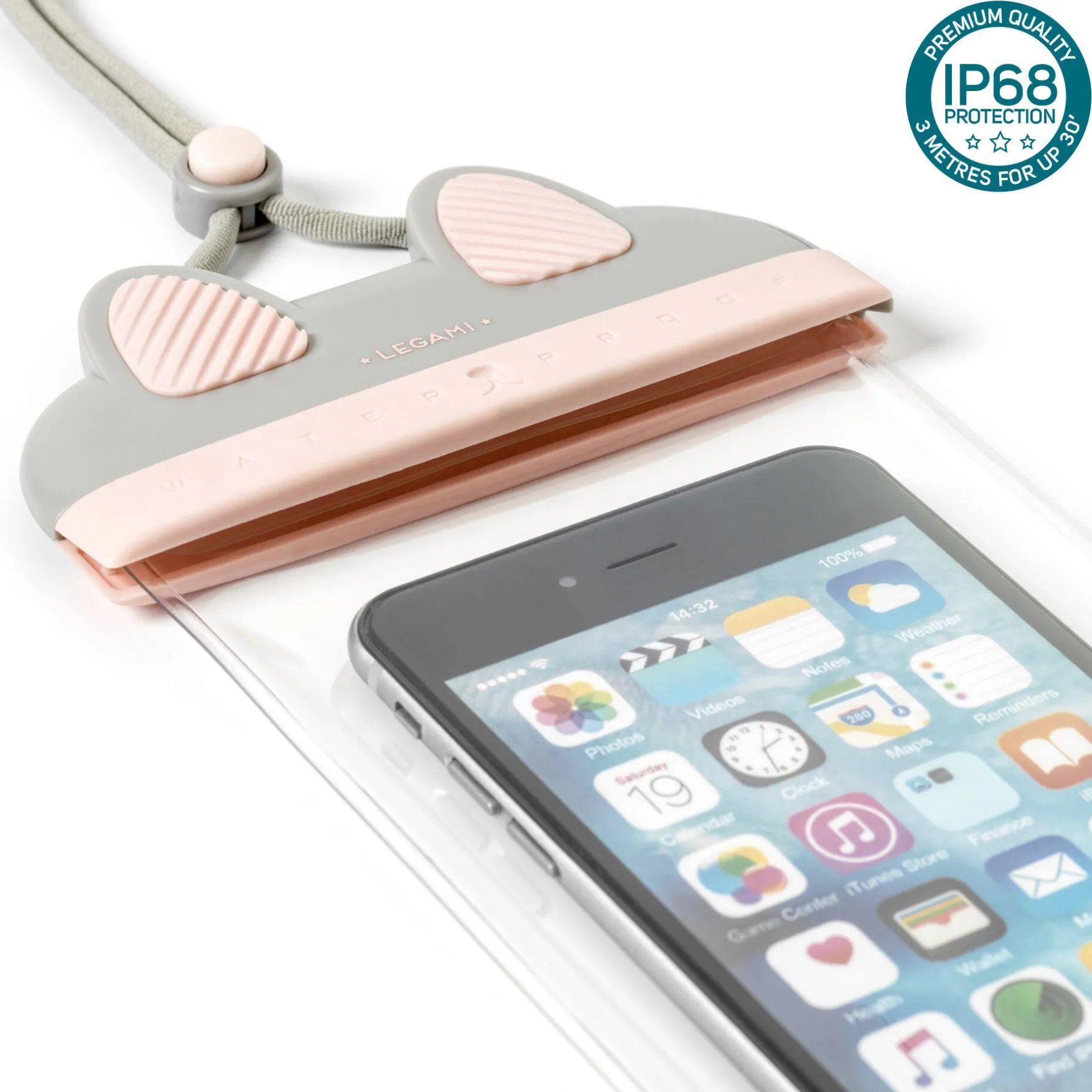 Legami Zubehör Für Smartphone, Pc, Tablet*Wasserdichte Schutzhülle für Smartphones - Waterproof Smartphone Pouch