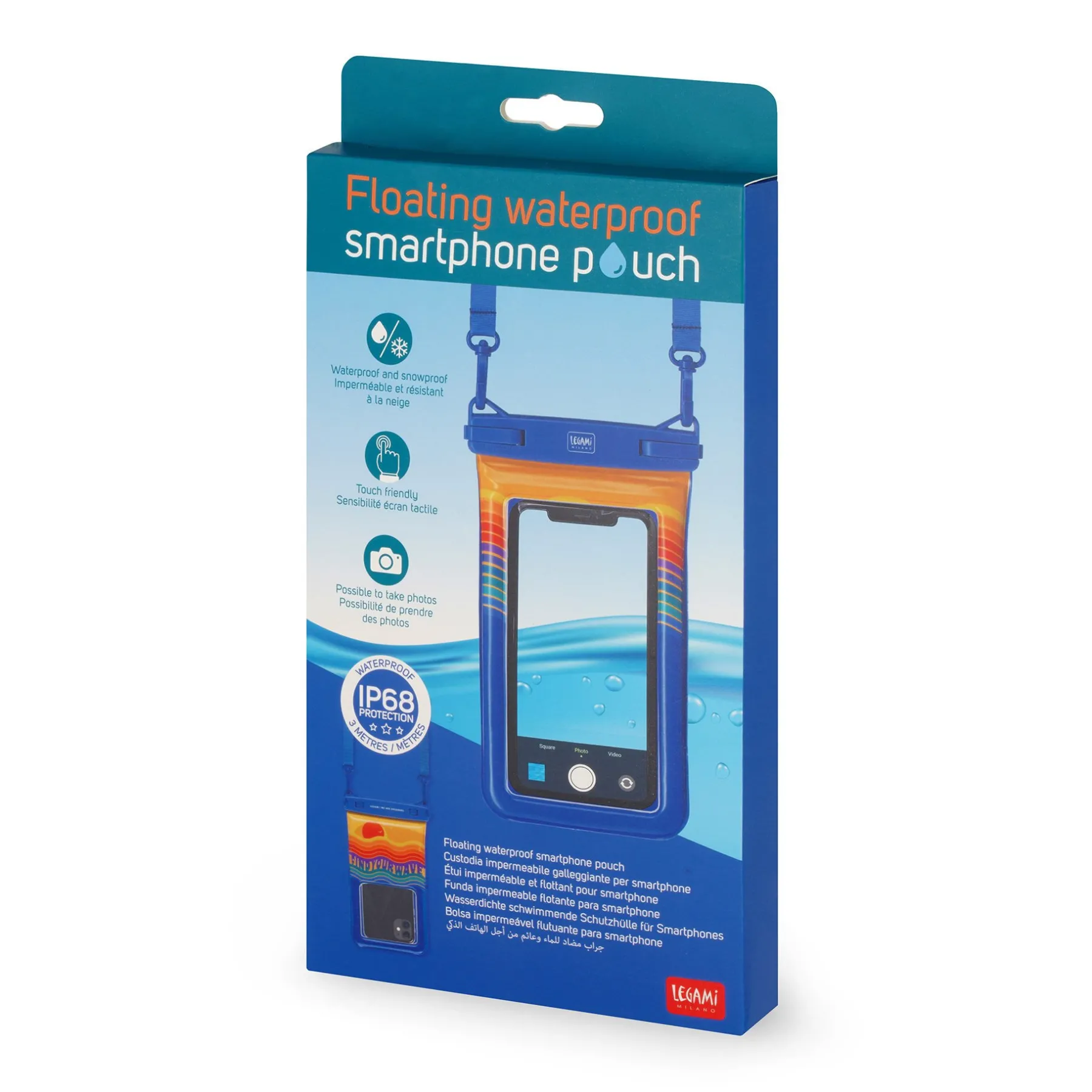 Legami Zubehör Für Smartphone, Pc, Tablet*Wasserdichte Schwimmende Schutzhülle für Smartphones - Floating Waterproof Smartphone Pouch