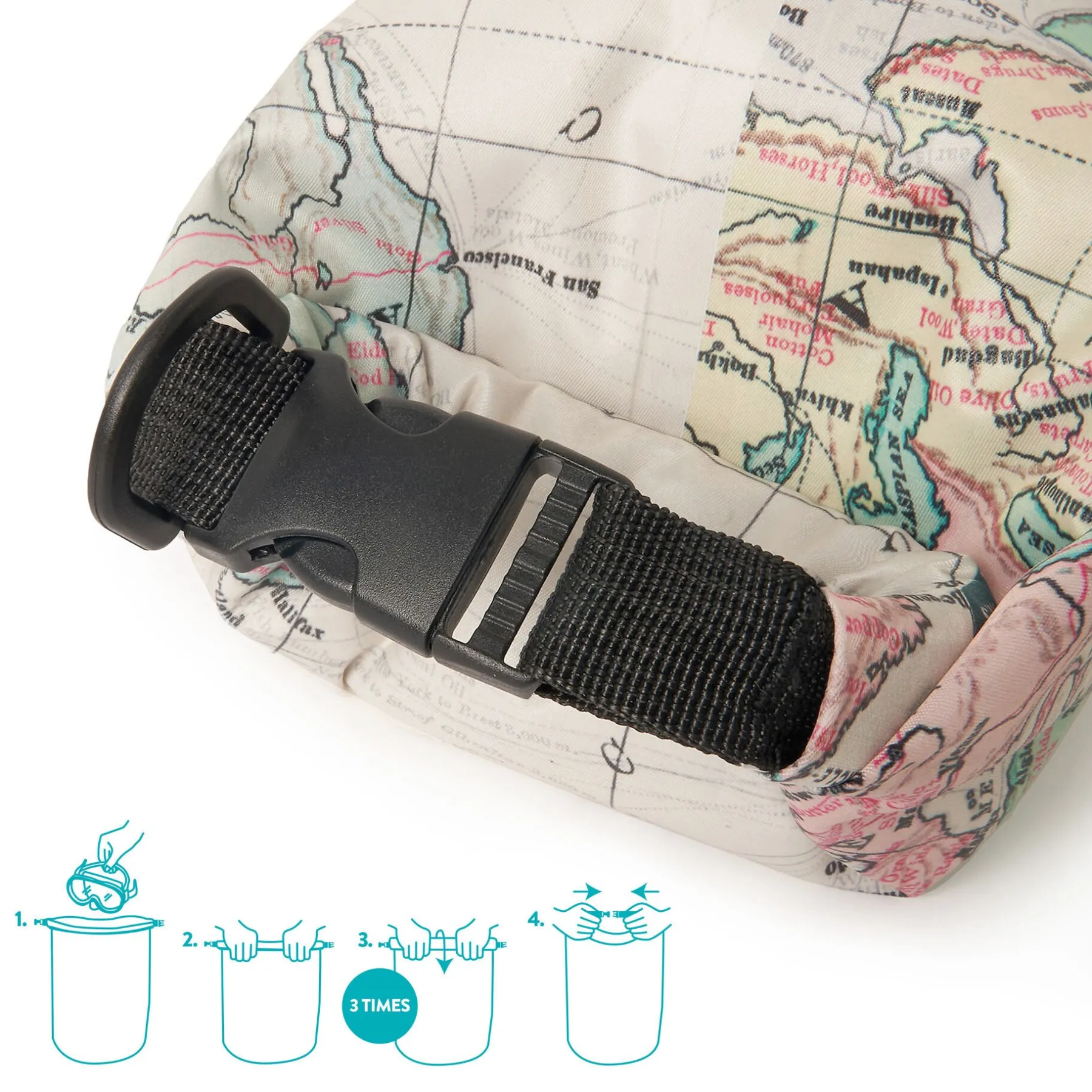 Legami Strandzubehör|Taschen*Wasserdichter Beutel - 3 Liter - Dry Bag