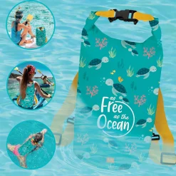 Legami Strandzubehör|Taschen*Wasserdichter Beutel - 10 Liter - Good Vibes