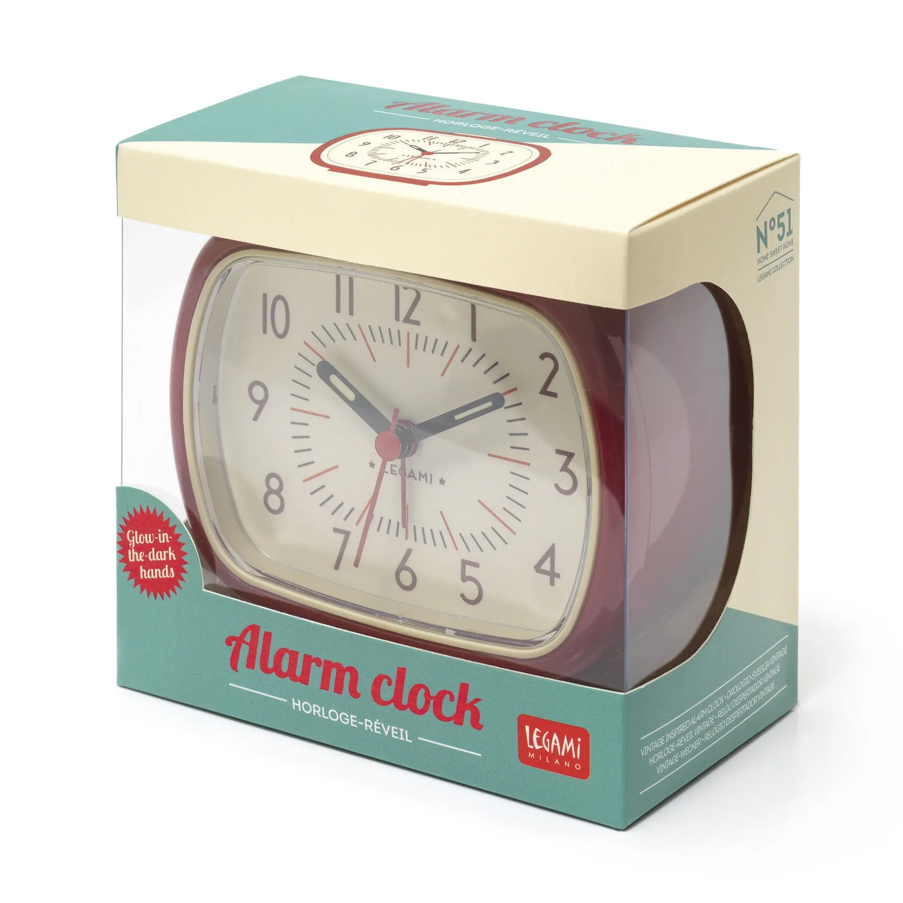 Legami Wecker*Wecker im Retro-Look